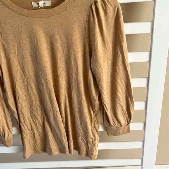 NWT Madewell AVRINA Top in Toffee Color - Picture 5 of 13